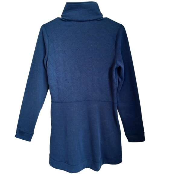 Marmot Jacket Full Zip Navy Blue Plush High Neck Womens size Small - Picture 14 of 15